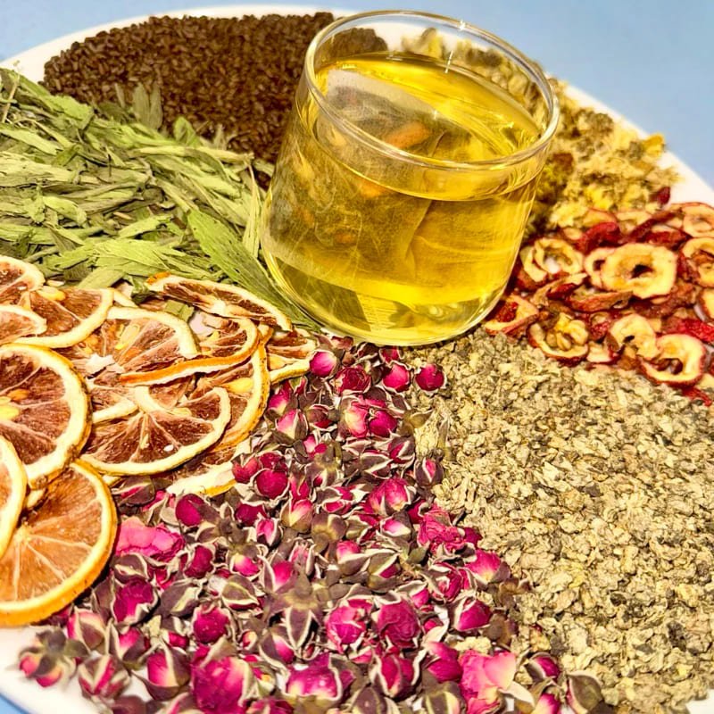 Hallo Dry Herbs Natural Lemon Tea 30's - Image 2